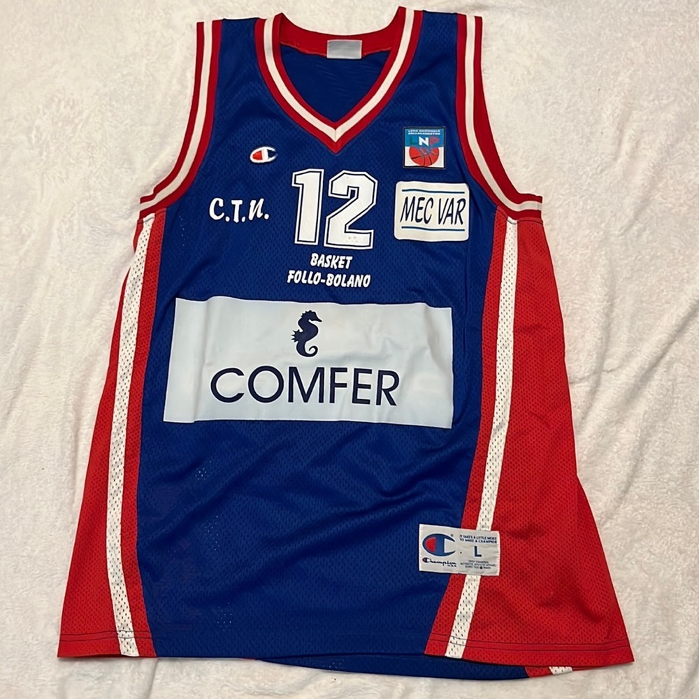 European Basketball league jersey #12